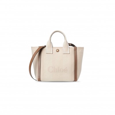 CHLOÉ SMALL CARRY TOTE BAG CHC25SS911O65-23N (27*23.5*12cm)